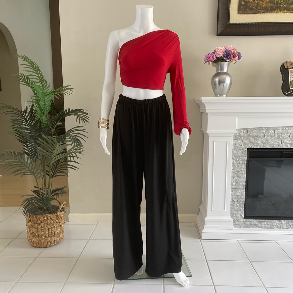 Black High Waist Dress Pants